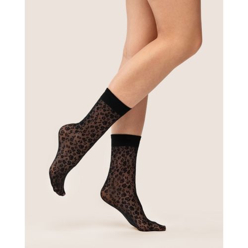 Arya párducmintás bokafix 20den  8883