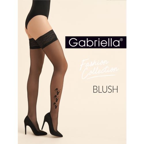Blush lábszáron virágos combfix 20den nero 3/4 Blush lábszáron virágos combfix 20den nero 3/4 8785-5204