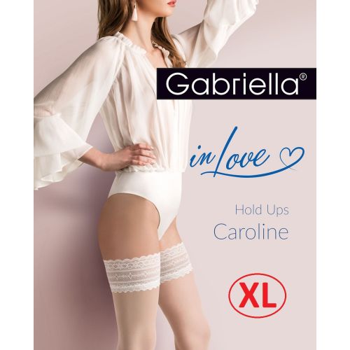 Calze Caroline Plus Size combfix 20den champagne 5/6 Calze Caroline Plus Size combfix 20den champagne 5/6 8726-3006