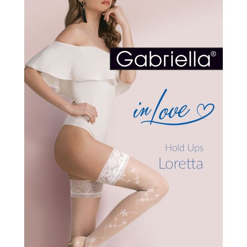 Calze Loretta combfix 20den bialy 1/2 Calze Loretta combfix 20den bialy 1/2 8769-1402