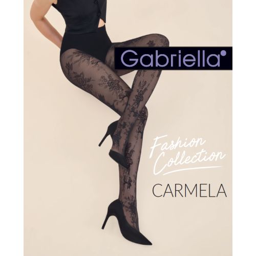 Carmela mintás microfibre 3D harisnyanadrág, 40den 8627
