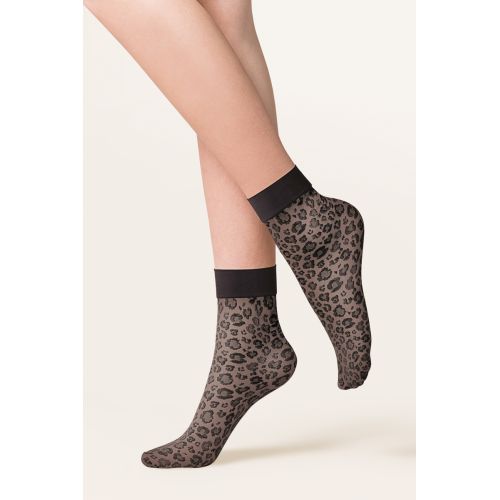 Caty párduc mintás bokafix bézs Caty párduc mintás bokafix bézs 8989-1300