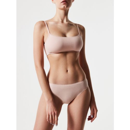 Conte női pamut top csipke szegéllyel CTW2027