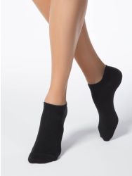 Conte női titokzokni, egyszínű CT1546-fekete/fehér