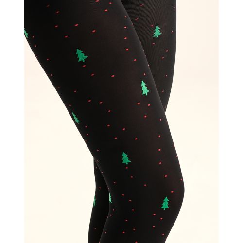 Karácsonyfás 60 den harisnyanadrág nero 5 8620-5205