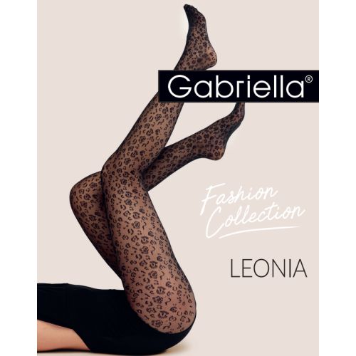 Leonia párducmitás harisnyanadrág 20den nero 4 8334-5204