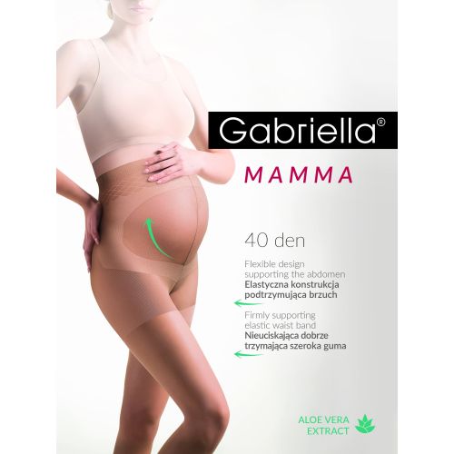 Mamma 40den kismama harisnya grafit 3 8130A-3103