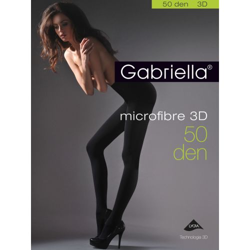 Microfibre 3D 50 den harisnyanadrág grafit 2 8222-3102
