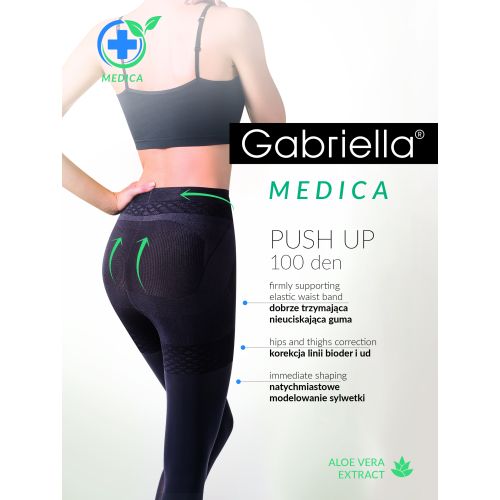 Push-up 100 den alakformáló harisnya nero 3 Push-up 100 den alakformáló harisnya nero 3 8155-5203
