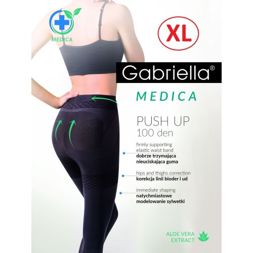 Push-up 100 den alakformáló harisnya XL nero 5 Push-up 100 den alakformáló harisnya XL nero 5 8156-5205