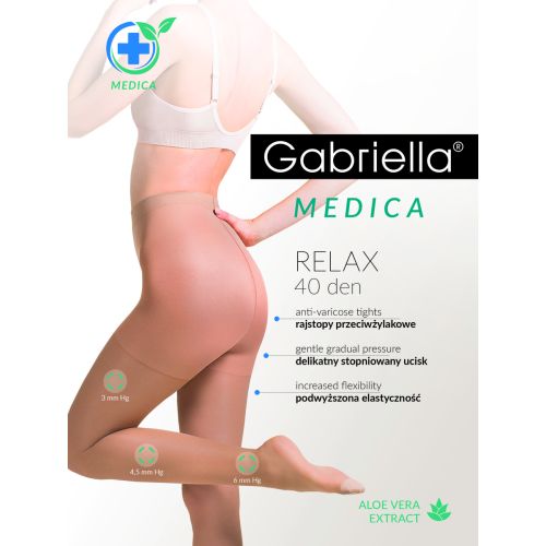 Relax 40den kompressziós alakformáló harisnya nero 4 Relax 40den kompressziós alakformáló harisnya nero 4 8110-5204
