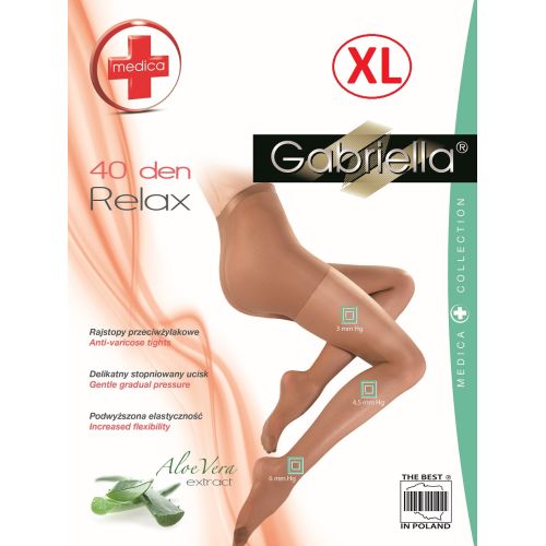 Relax 40den XL kompressziós alakformáló harisnya neutro 5 Relax 40den XL kompressziós alakformáló harisnya neutro 5 8115-5505