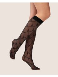 Rima rombuszmintás  térdfix 20den  8882