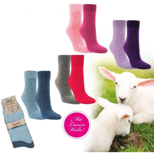 RS színes női gyapjú zokni 2pár/csomag RS13370