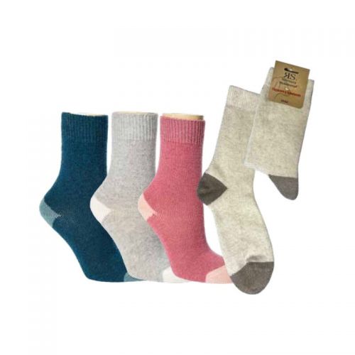 RS színes női kasmír-merino gyapjú zokni 1 pár RS13362