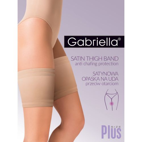 Satin Thigh Band combszalag bézs 1/2 8800-1302