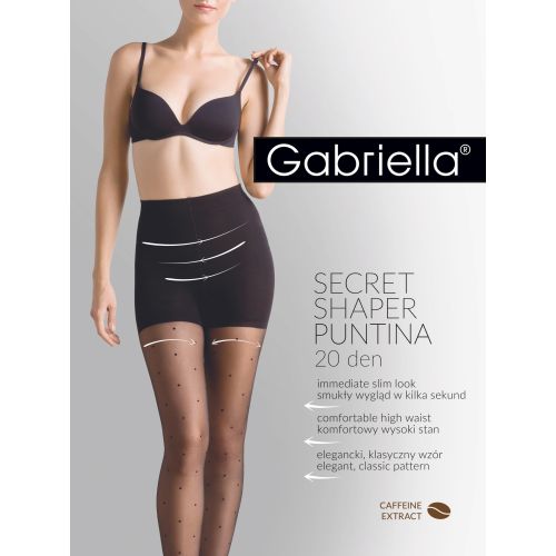 Secret Shaper Puntina pöttyös alakformáló harisnya 20 den nero 4 Secret Shaper Puntina pöttyös alakformáló harisnya 20 den nero 4 8171-5204