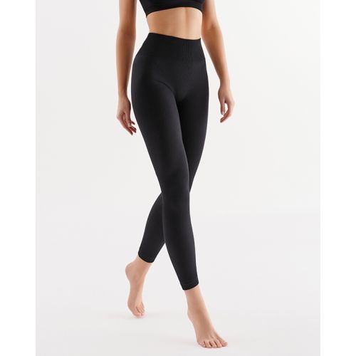 Varrás nélküli bordás leggings 8686