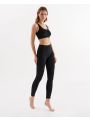 Varrás nélküli leggings fekete L/XL