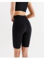 Varrás nélküli rövid leggings fekete L/XL