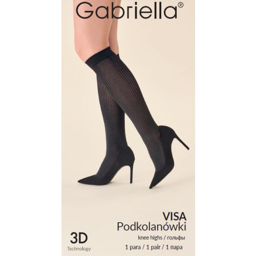 Visa microfibre 3D térdfix fekete 8931-5200