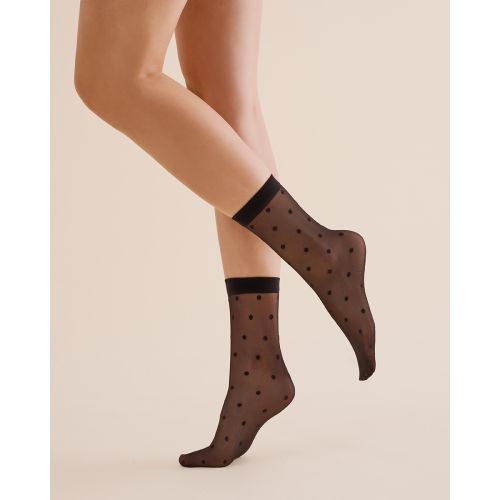 Cora pöttyös bokafix 20den bézs Cora pöttyös bokafix 20den bézs 8922-1300